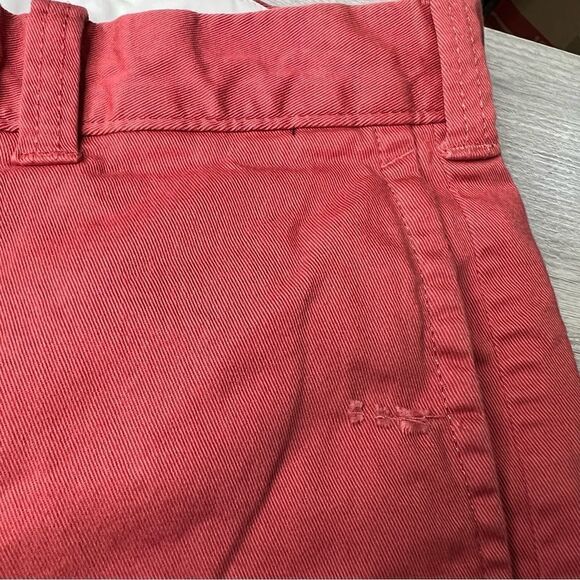 J. Crew Factory 7” flex chino shorts in old red size 30 NWOT- flaw - Picture 10 of 10